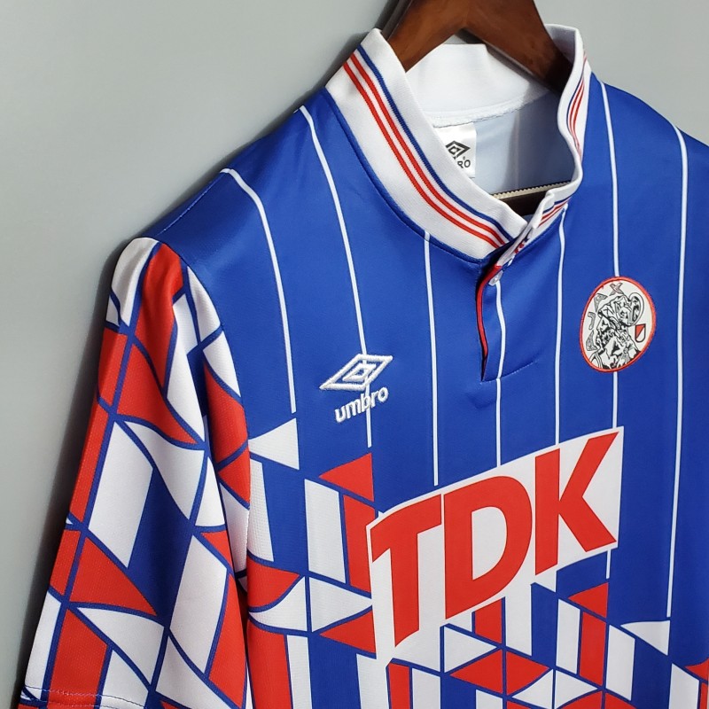 Camiseta Ajax Visitante Retro 90/91