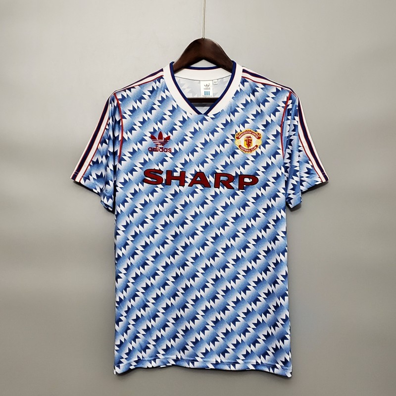 Manchester United Visitante Retro 90/91