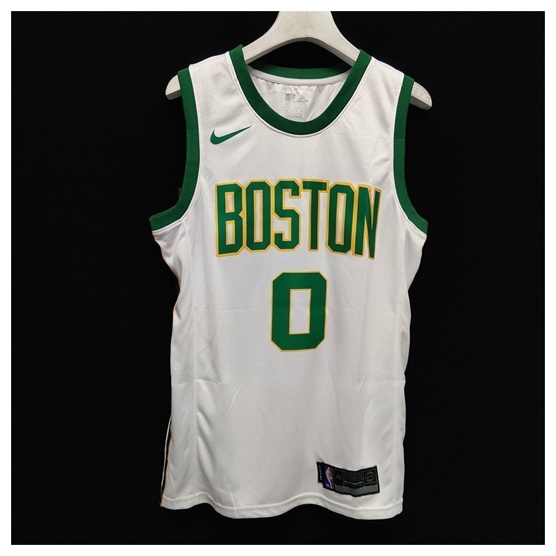 Boston Celtics City Editions Blanco Serigrafiada (Personalizable)