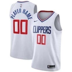 Angeles Clippers Blanco Serigrafiada (Personalizable)