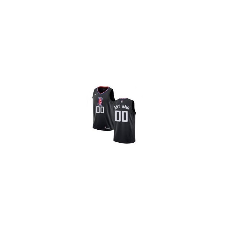Angeles Clippers Negro Serigrafiada (Personalizable)