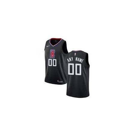 Angeles Clippers Negro Serigrafiada (Personalizable)
