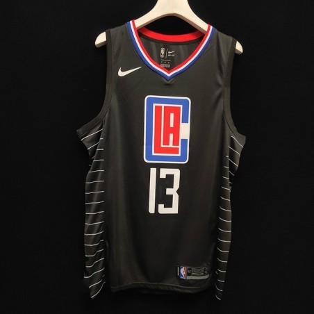 Angeles Clippers Negro Serigrafiada (Personalizable)