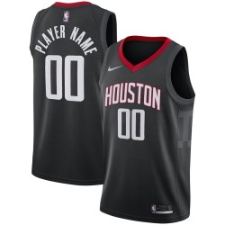 Houston Rocket Negra Serigrafiada (Personalizable)
