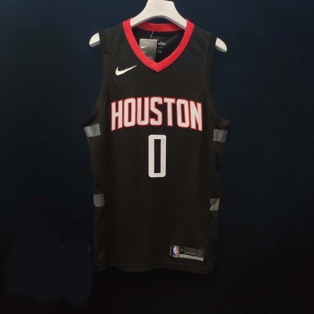 Houston Rocket Negra Serigrafiada (Personalizable)