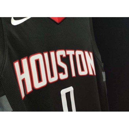 Houston Rocket Negra Serigrafiada (Personalizable)