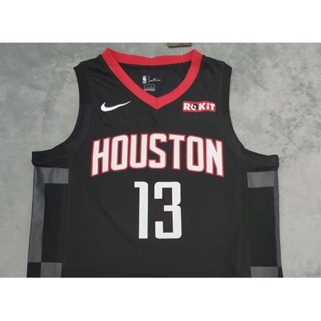 Houston Rocket Negra Serigrafiada (Personalizable)