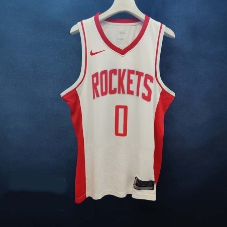 Houston Rocket Blanca Serigrafiada (Personalizable)