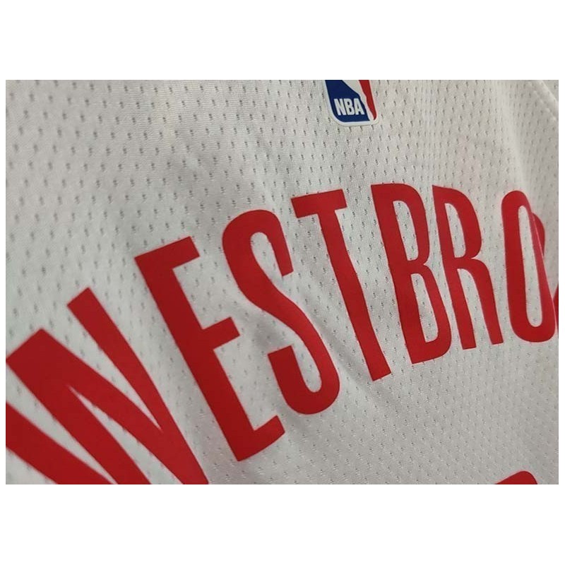 Houston Rocket Blanca Serigrafiada (Personalizable)