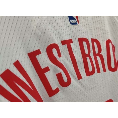 Houston Rocket Blanca Serigrafiada (Personalizable)