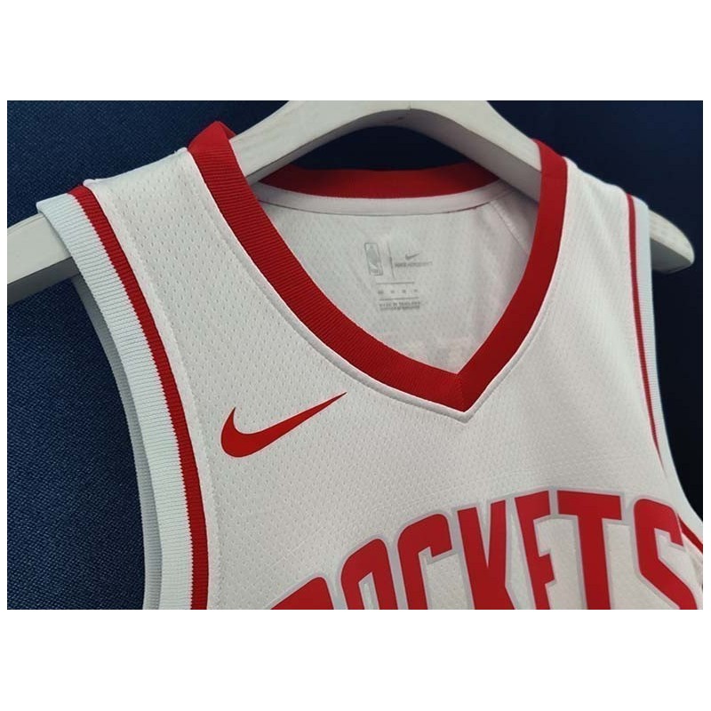 Houston Rocket Blanca Serigrafiada (Personalizable)