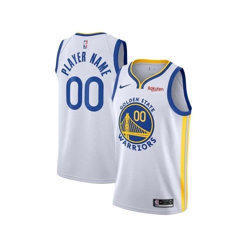 Golden State Warriors Blanca Serigrafiada (Personalizable)