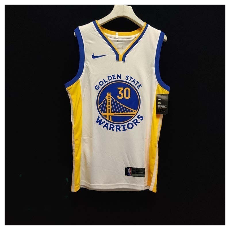 Golden State Warriors Blanca Serigrafiada (Personalizable)