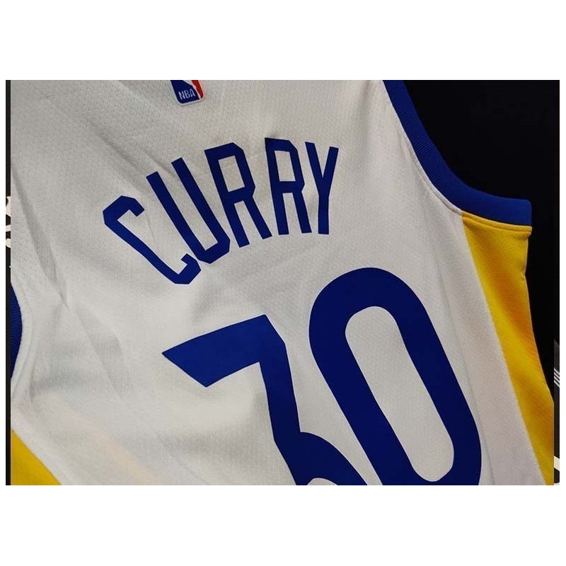 Golden State Warriors Blanca Serigrafiada (Personalizable)