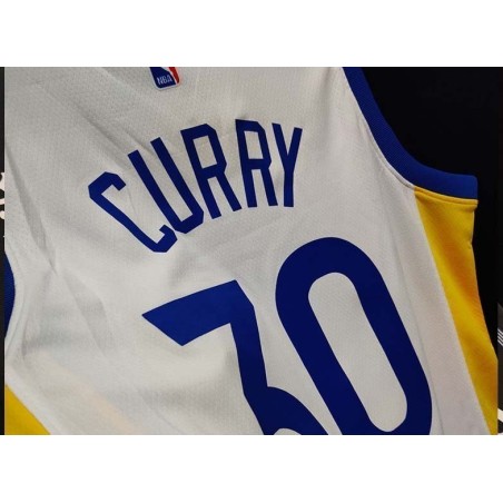 Golden State Warriors Blanca Serigrafiada (Personalizable)