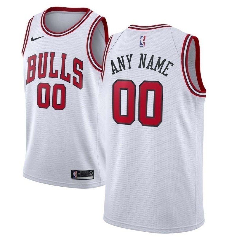 Chicago Bulls Blanco Serigrafiada (Personalizable)