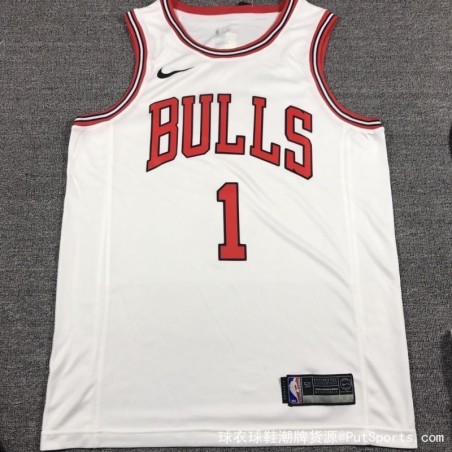 Chicago Bulls Blanco Serigrafiada (Personalizable)
