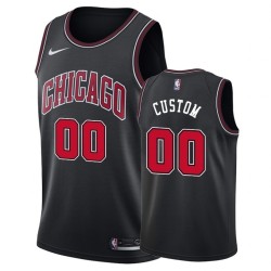 Chicago Bulls Negro Serigrafiada (Personalizable)