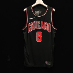 Chicago Bulls Negro Serigrafiada (Personalizable) 2