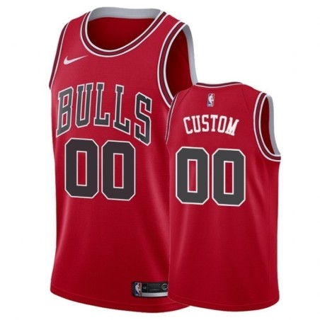 Chicago Bulls Rojo Serigrafiada (Personalizable)