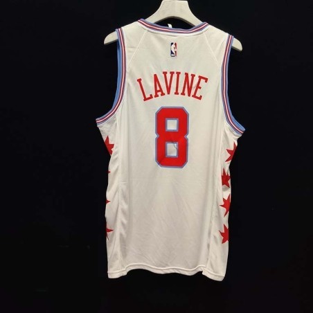Chicago Bulls City Editions Blanca Serigrafiada (Personalizable)