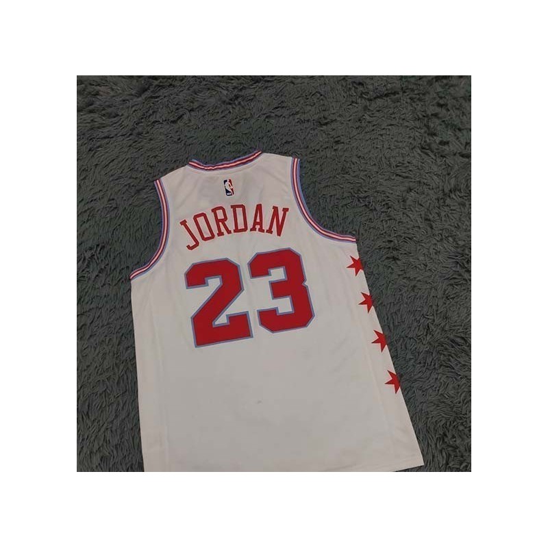 Chicago Bulls City Editions Blanca Serigrafiada (Personalizable)