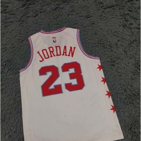 Chicago Bulls City Editions Blanca Serigrafiada (Personalizable)