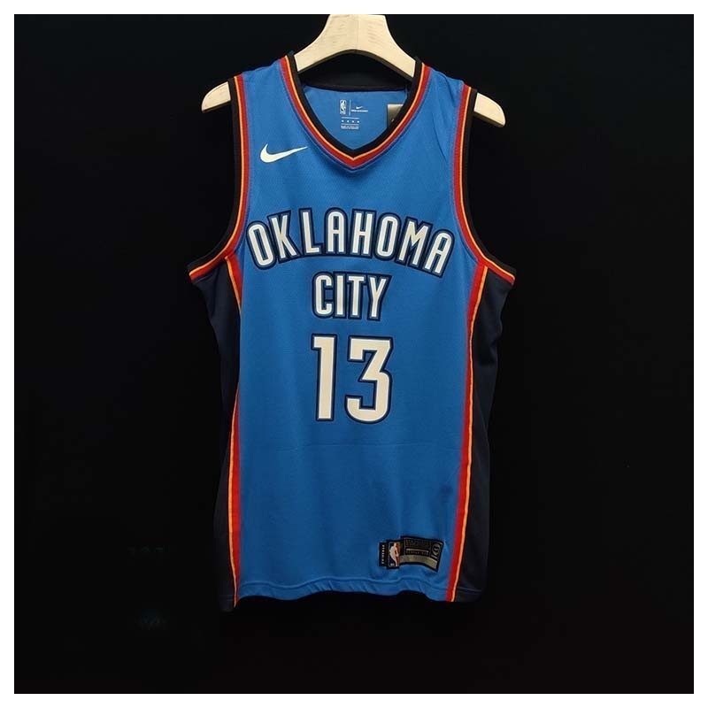 Oklahoma Thunder Azul Serigrafiada (Personalizable)