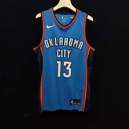 Oklahoma Thunder Azul Serigrafiada (Personalizable)