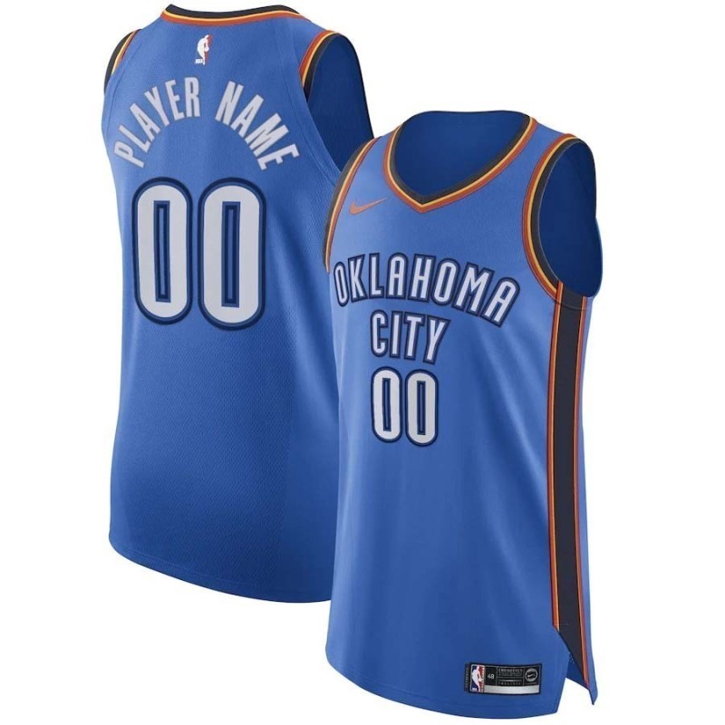 Oklahoma Thunder Azul Serigrafiada (Personalizable)