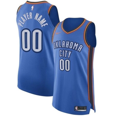 Oklahoma Thunder Azul Serigrafiada (Personalizable)