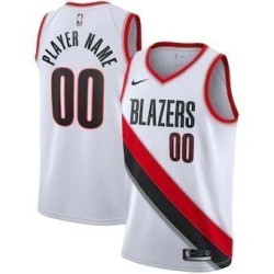 Porland Trail Blazers Blanco Serigrafiada (Personalizable)
