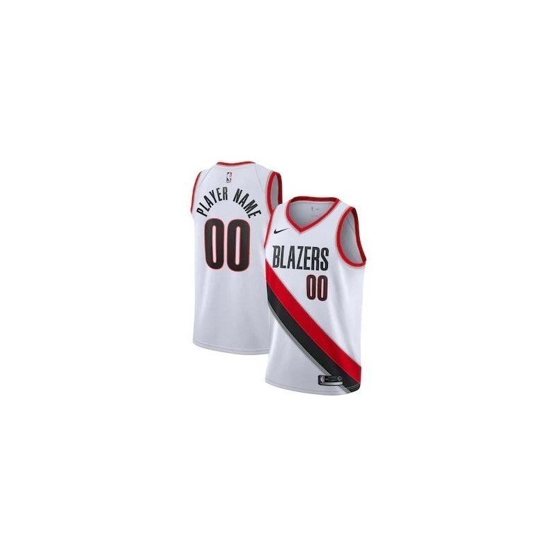 Porland Trail Blazers Blanco Serigrafiada (Personalizable)