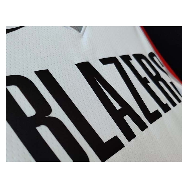 Porland Trail Blazers Blanco Serigrafiada (Personalizable)