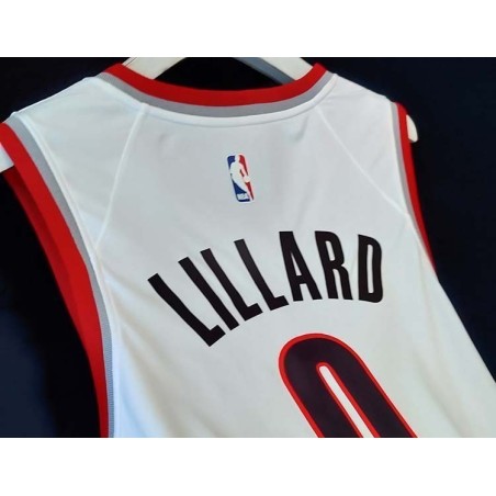 Porland Trail Blazers Blanco Serigrafiada (Personalizable)