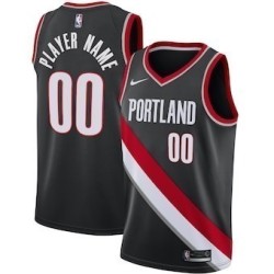 Porland Trail Blazers Negro Serigrafiada (Personalizable)