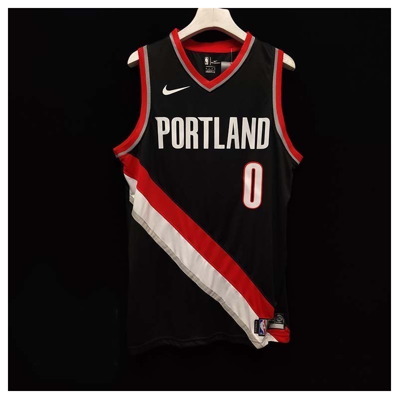 Porland Trail Blazers Negro Serigrafiada (Personalizable)