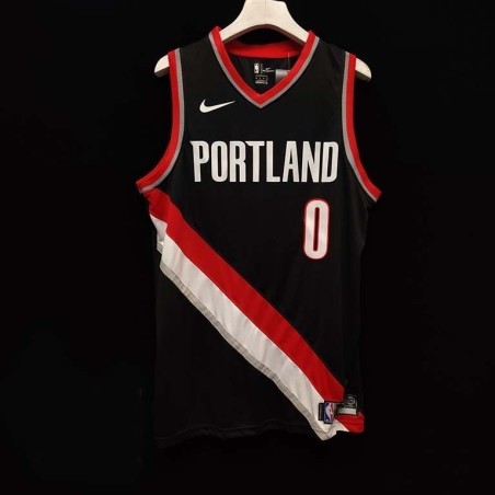 Porland Trail Blazers Negro Serigrafiada (Personalizable)