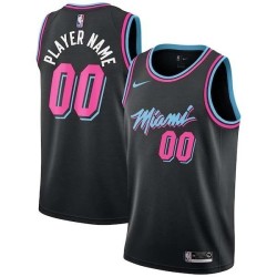 Miami Heat City Editions Negro Serigrafiado (Personalizable)