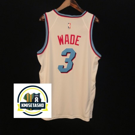 Miami Heat City Editions Blanco Serigrafiado (Personalizable)