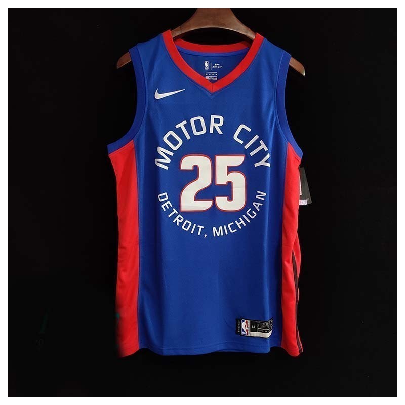Detroit Pistons City Editions Serigrafiada (Personalizable)