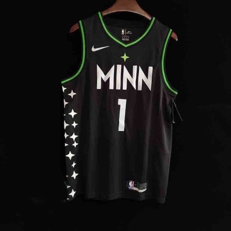 Minnesota Timberwolves City Editions 20/21 Serigrafiada (Personalizable)
