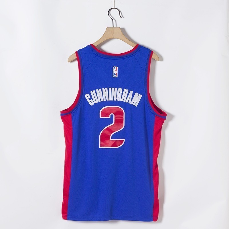 Detroit Pistons Cunningham Azul