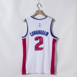 Detroit Pistons Cunningham Blanca 2