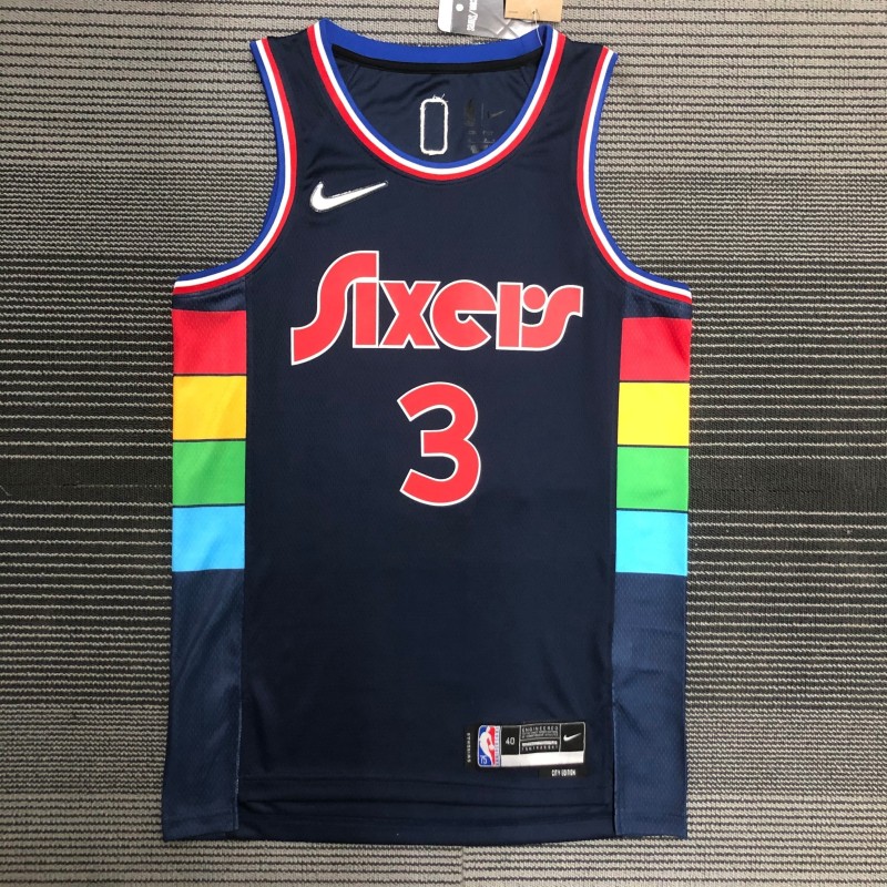Sixers City Editions Iverson 21/22 Custom