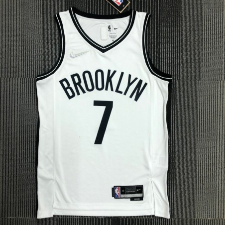 Brooklym Nets Blanca Serigrafiada (Personalizable)