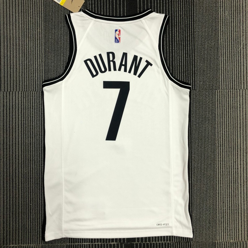 Brooklym Nets Blanca Serigrafiada (Personalizable)