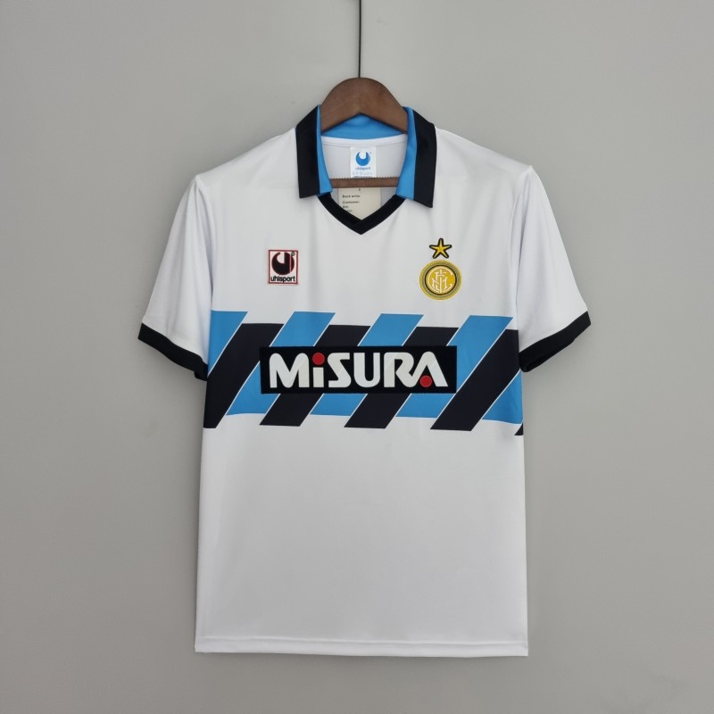 Camiseta Retro Inter de Milan 90/91 Visitante