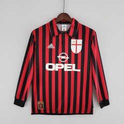 AC Milan Local Retro 99/00 Mangas largas