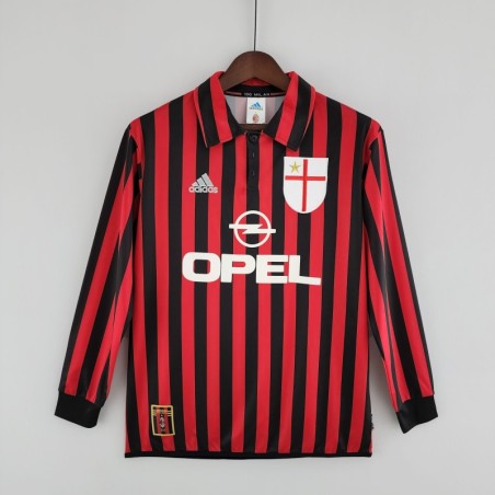 AC Milan Local Retro 99/00 Mangas largas